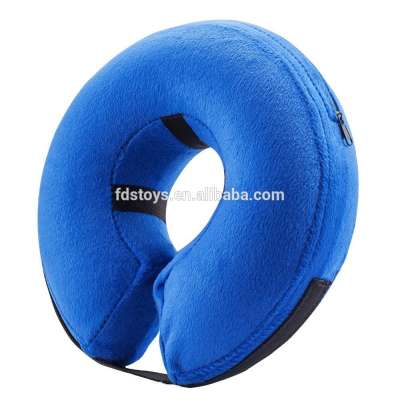 pvc inflatable pet dog  collar with cover protective inflatable collar