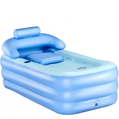 FUDUOSHENG Inflatable Portable Bath Tub Adult PVC Foldable Free Standing Bathtub for Adult Spa