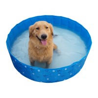 Wholesales stock 80CM  Foldable Dog Pet Bath Pool  Pet Pool Bathing Tub Kiddie Pool for Dogs Cats and Kids