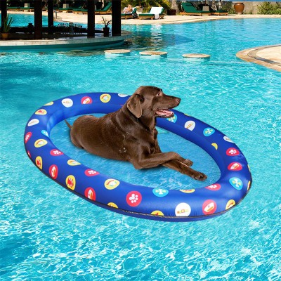 Retail Wholesale Dog Pet Pool Float Doggie Floating Raft Dog Swimming Pool Toy Raft