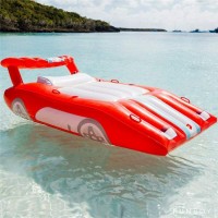 New inflatable car Floating row PVC car model floating cushion inflatable Sports car swimming lounge