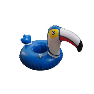 Water Park Swimming Pool PVC Inflatable Pool Floating Cup Holder Woodpecker Beer Can Holder