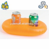 Floating 2 Drink Custom LOGO PVC Inflatable Cup Holder