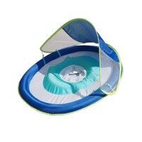 Baby Swimming Ring with Canopy Inflatable Baby Shade Swimming Ring