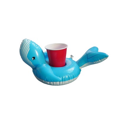 Inflatable Whale Cup Holder Pool Floating Drinking Holder