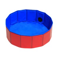 Multifunction Foldable Pet Dog Pool Dog Pet Swim Pool Bathing Tub Kiddie Pool for Dogs Cats and Kids