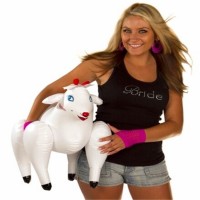 The factory customized inflatable sheep masquerade party single night adornment modelling gifts customized inflatable animals